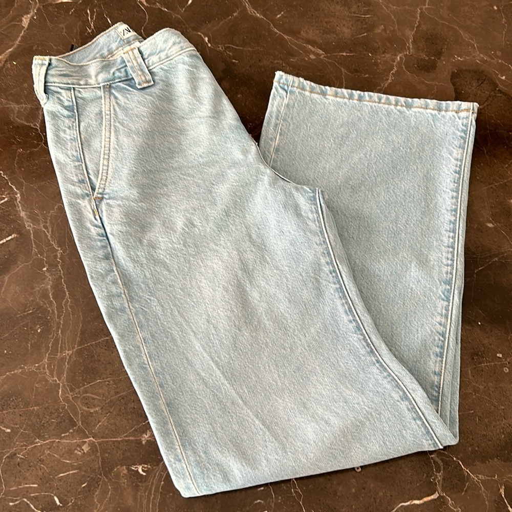 Zara Chambray Chino Jeans